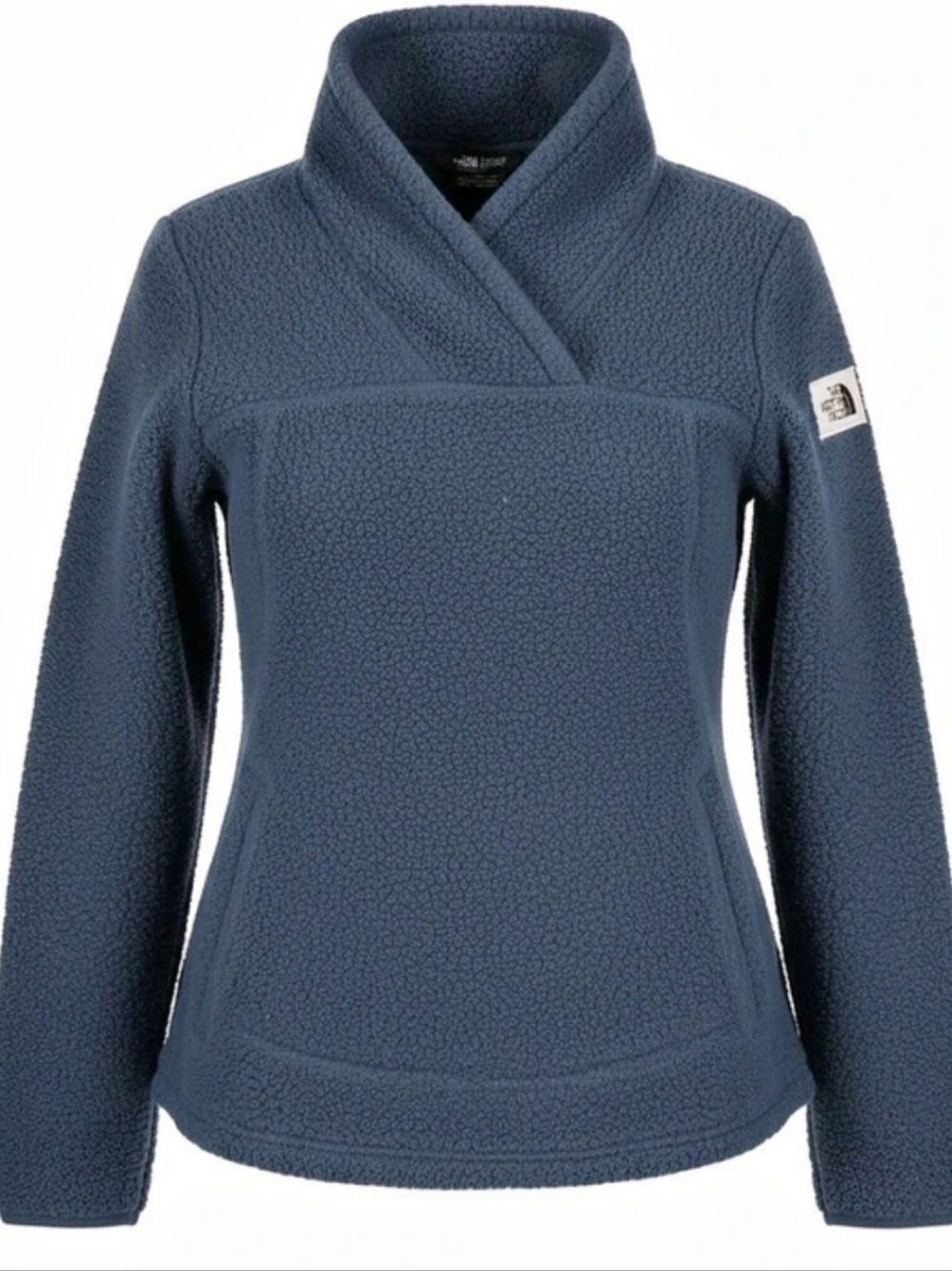 The North Face Crescent Wrap Women's Fleece Pullover Blue Medium